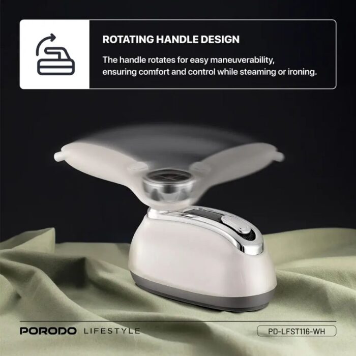 Porodo Lifestyle Retro Thermometer Steam & Heat Iron - Image 4