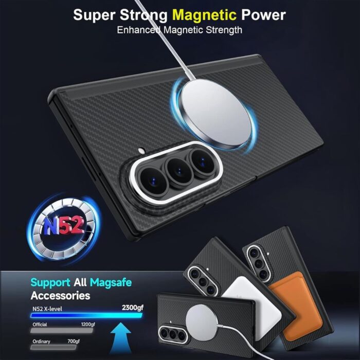 X level Hinge Nanofiber Case for Samsung Galaxy Fold 8 Ultra - Image 2