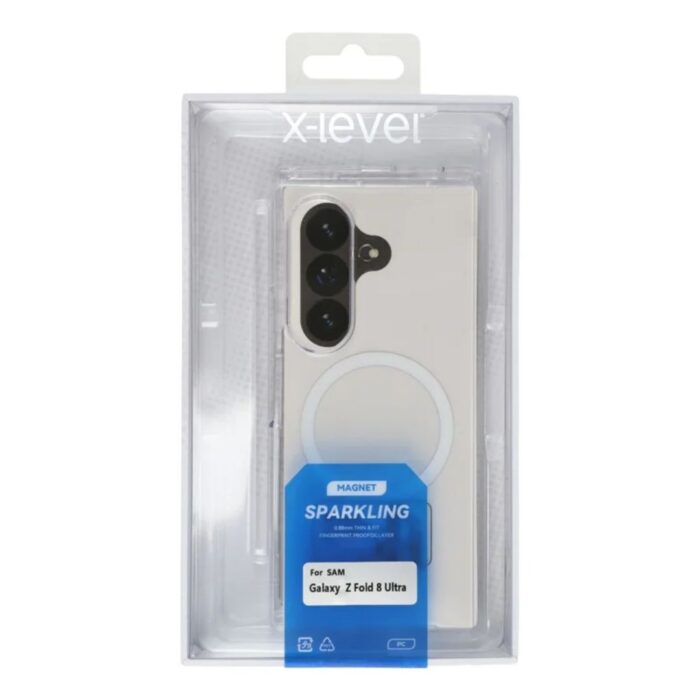 X level Magnet Sparkling Case for Samsung Fold 8 Ultra - Image 3