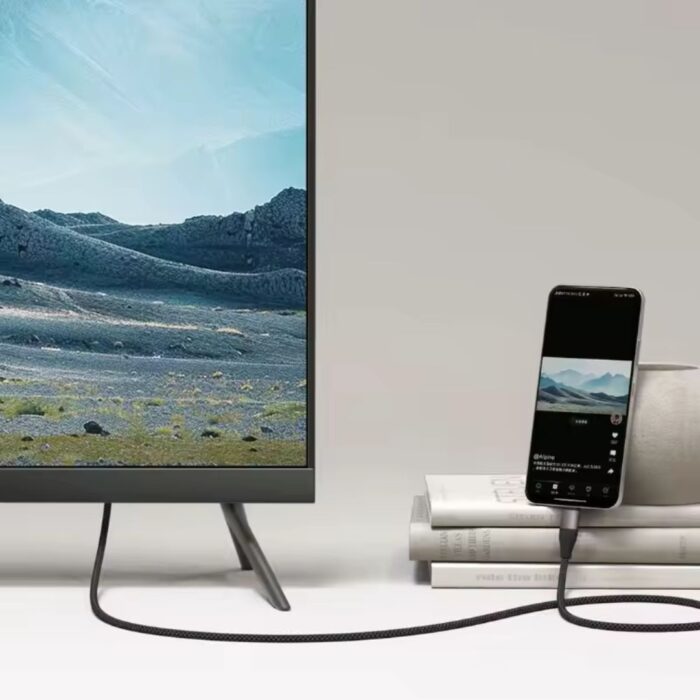 Xiaomi 6A Dual Type C High Speed Braided Data Cable - Image 3