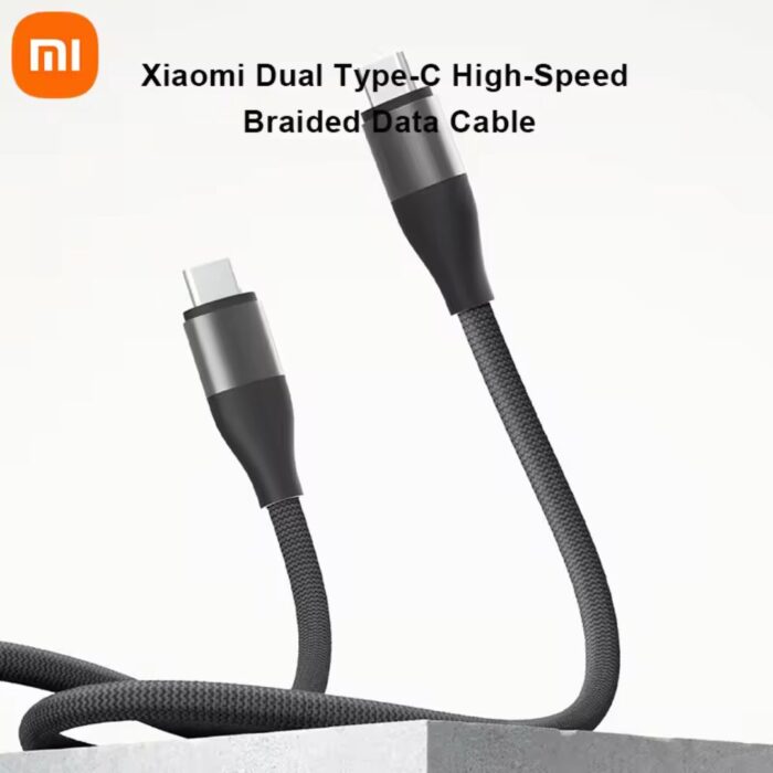Xiaomi 6A Dual Type C High Speed Braided Data Cable - Image 2