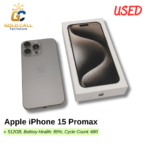 Used Apple iPhone 15 Promax
