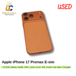 Used Apple iPhone 17 Promax E-sim