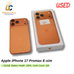 Used Apple iPhone 17 Promax E-sim
