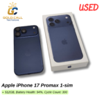 Used Apple iPhone 17 Promax 1-sim