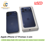 Used Apple iPhone 17 Promax 1-sim