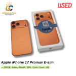 Used Apple iPhone 17 Promax E-sim