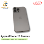 Used Apple iPhone 16 Promax