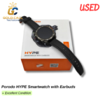 Used Porodo HYPE Smartwatch with Earbuds
