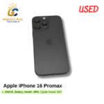 Used Apple iPhone 16 Promax