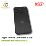 Used Apple iPhone 18 Promax E-sim