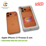 Used Apple iPhone 17 Promax E-sim